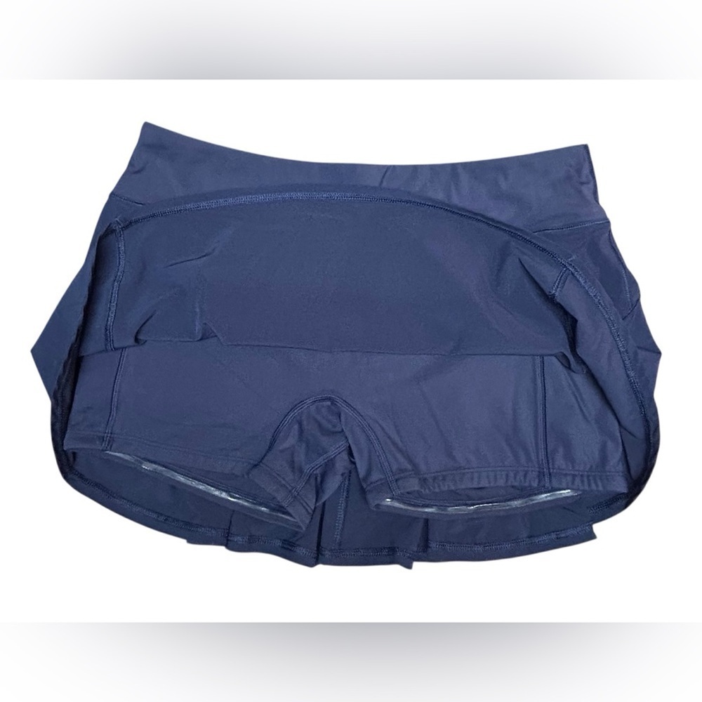 CRZ YOGA Women's Quick Dry Pleated Tennis Skort Athletic Sporty Size M Navy - Picture 5 of 7